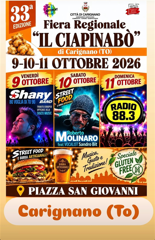 33ª Fiera Regionale “ Il CIAPINABO' ”
