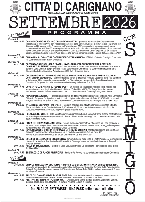 Settembre 2026 con San Remigio