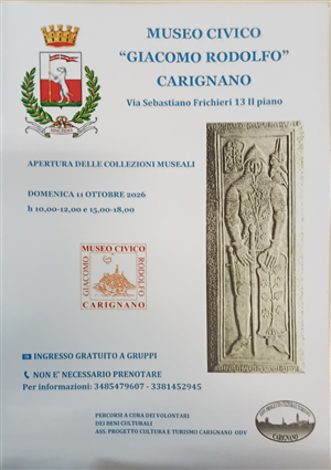MUSEO CIVICO "Giacomo Rodolfo" - Apertura delle Collezioni Museali