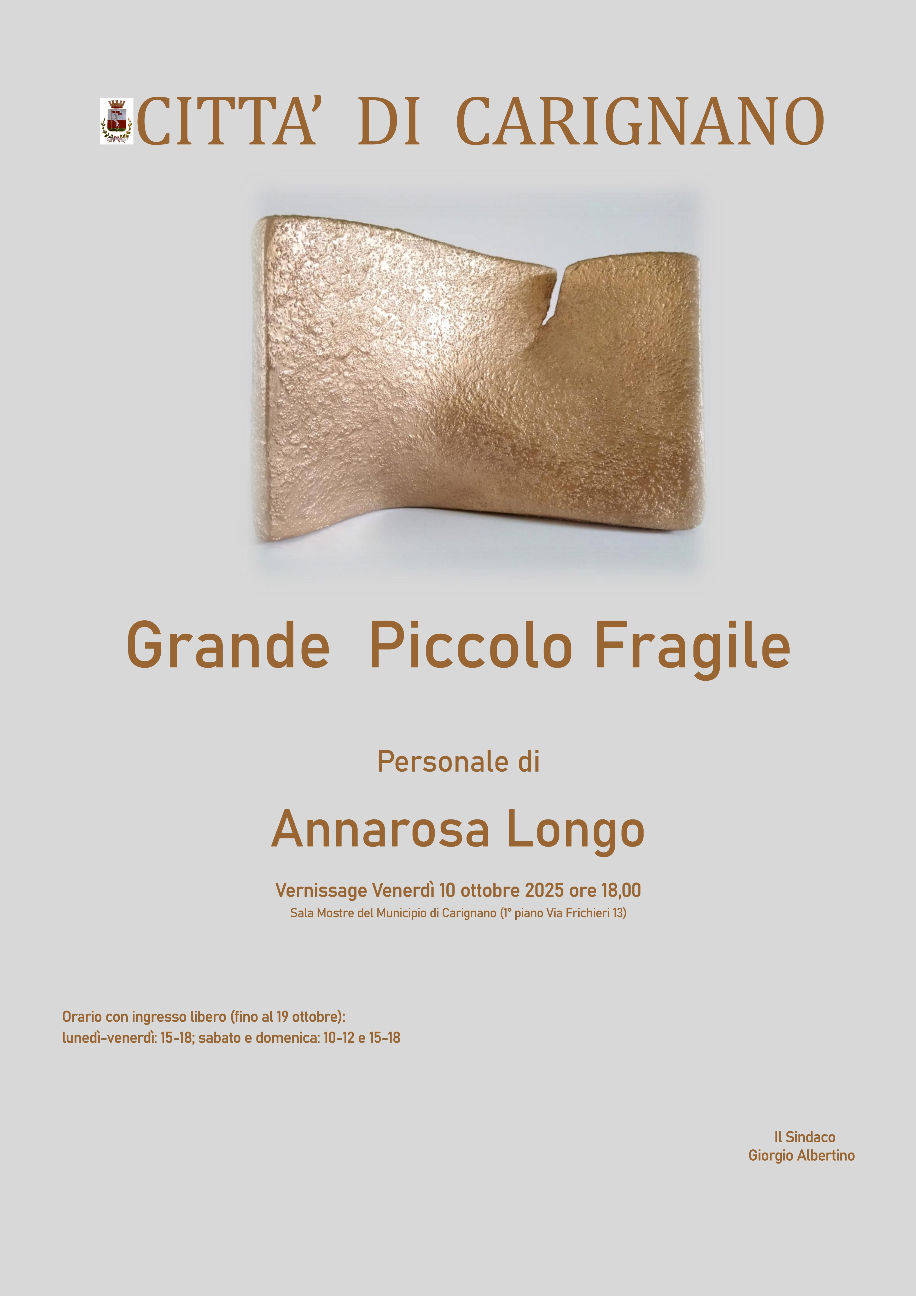 Mostra "Grande Piccolo Fragile"