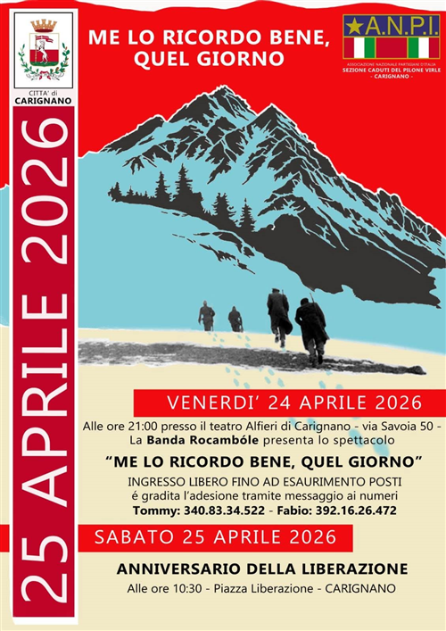 25 aprile 2026 - A.N.P.I
