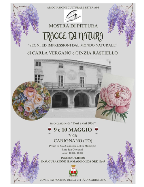 “Tracce di natura. Segni e impressioni del mondo naturale”: espongono le loro opere Carla Vergano e Cinzia Rastiello