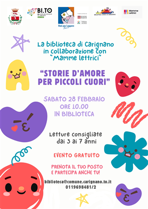Letture "Storie d'amore per piccoli cuori"