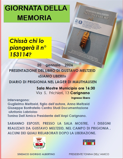 Presentazione del libro di Gustavo Meltzeid "Siamo liberi!"