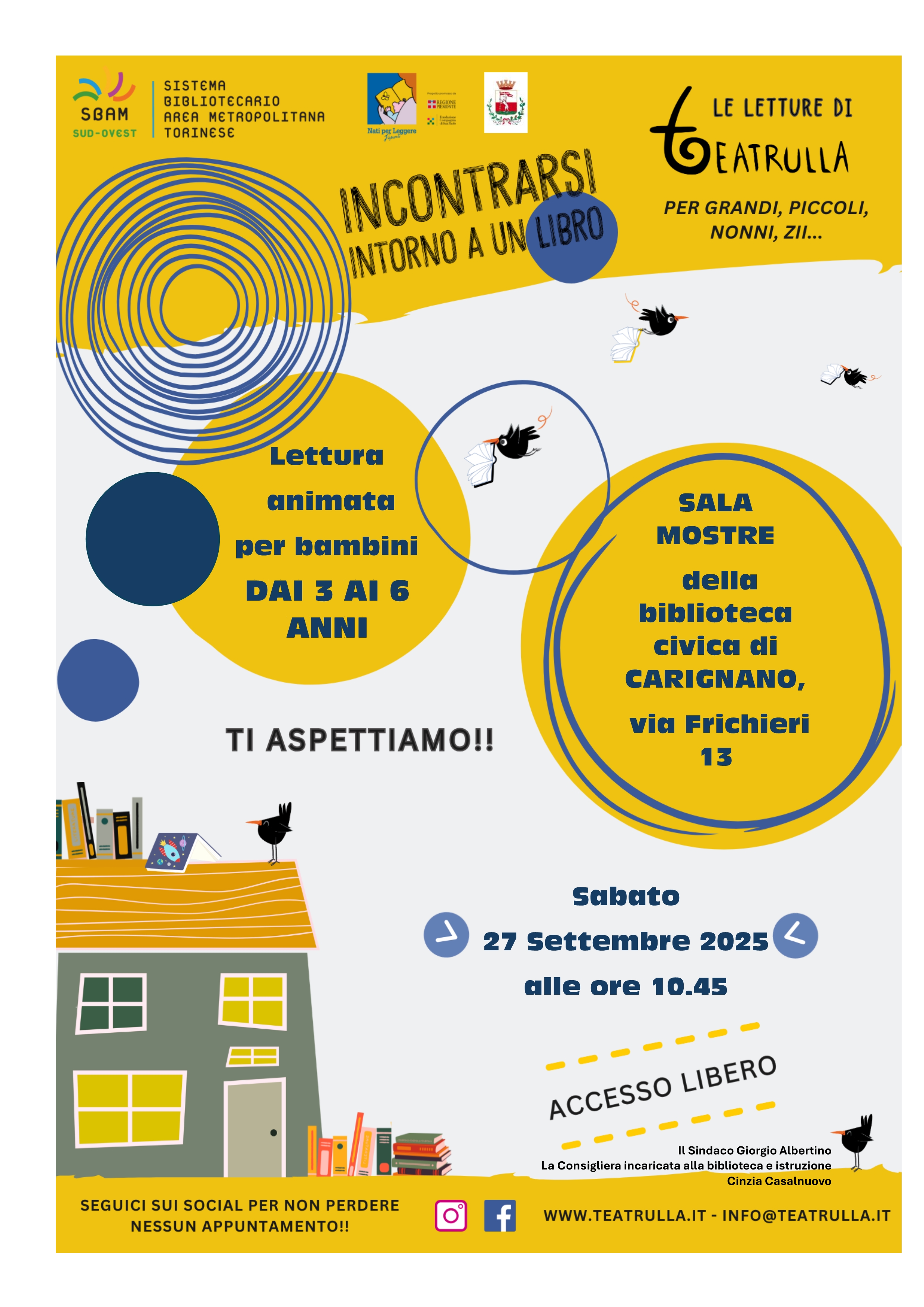 Lettura animata per bambini 3-6 anni