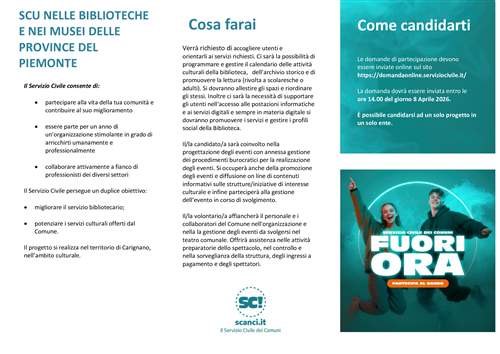 Bando Servizio Civile 2026