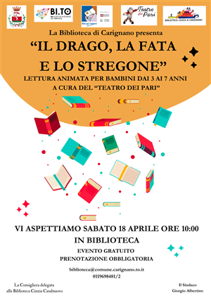 "Il drago, la fata e lo stregone", lettura a cura del Teatro dei Pari